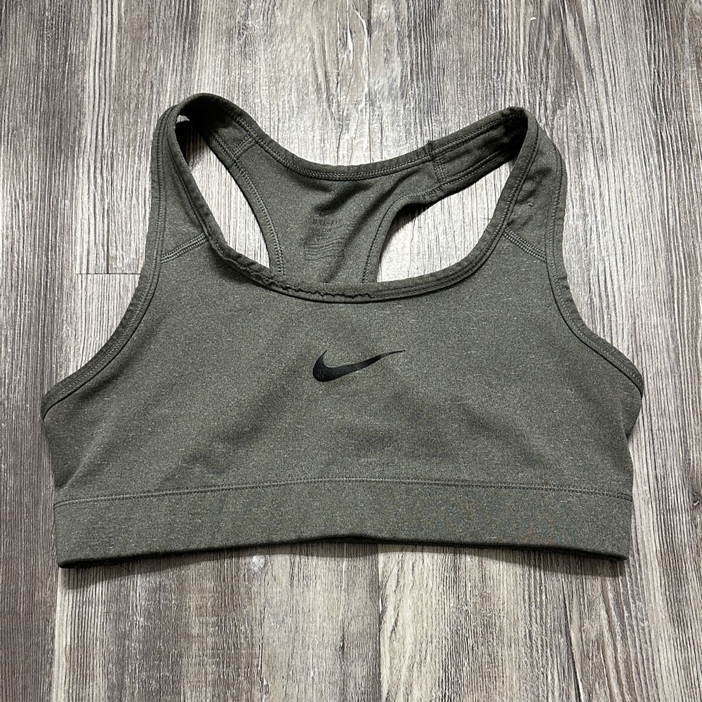 Nike Women's Dark Green Sports Bra